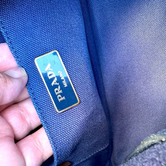 SOLD!! Locally. PRADA small Canapa bag. With COA - Picture 11 of 15